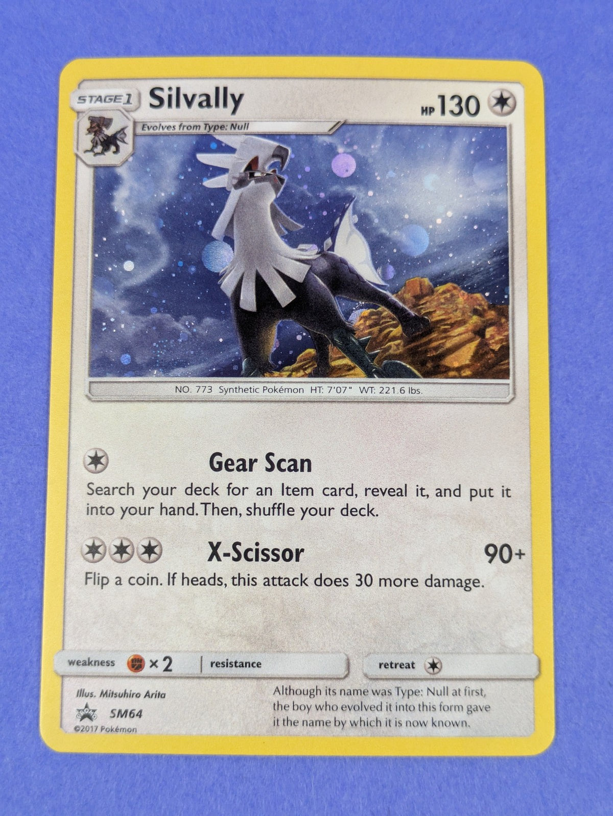 Silvally - SM64 - Holo Promo Sun & Moon Promos - Pokemon Card - NM