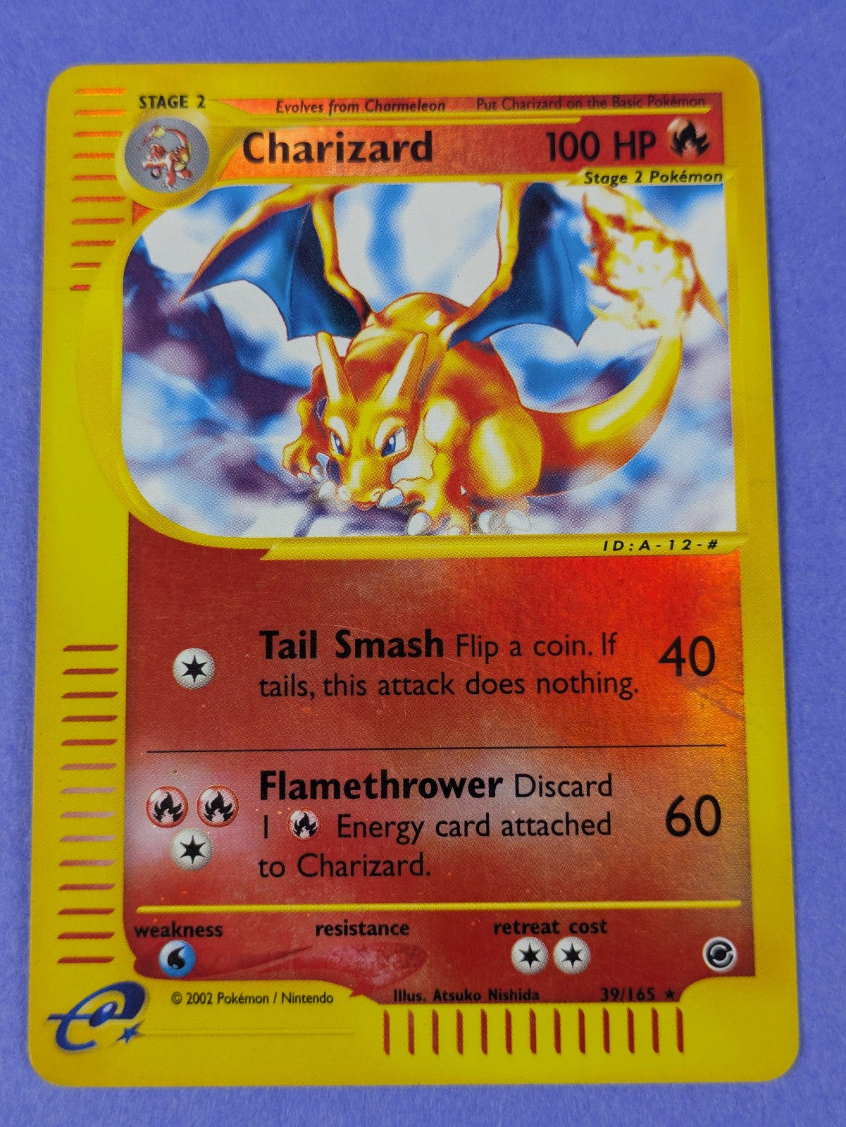 Charizard [Reverse Holo] #39/165 Pokemon Expedition - Rare - Pokemon Card - HP