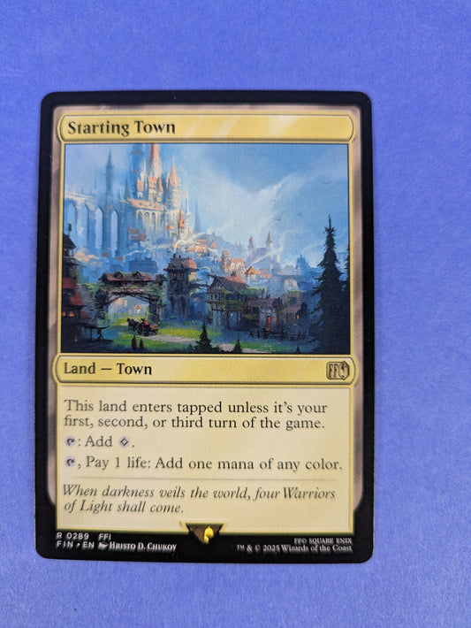 MTG Magic the Gathering: FINAL FANTASY: Starting Town #0289 Rare - NM