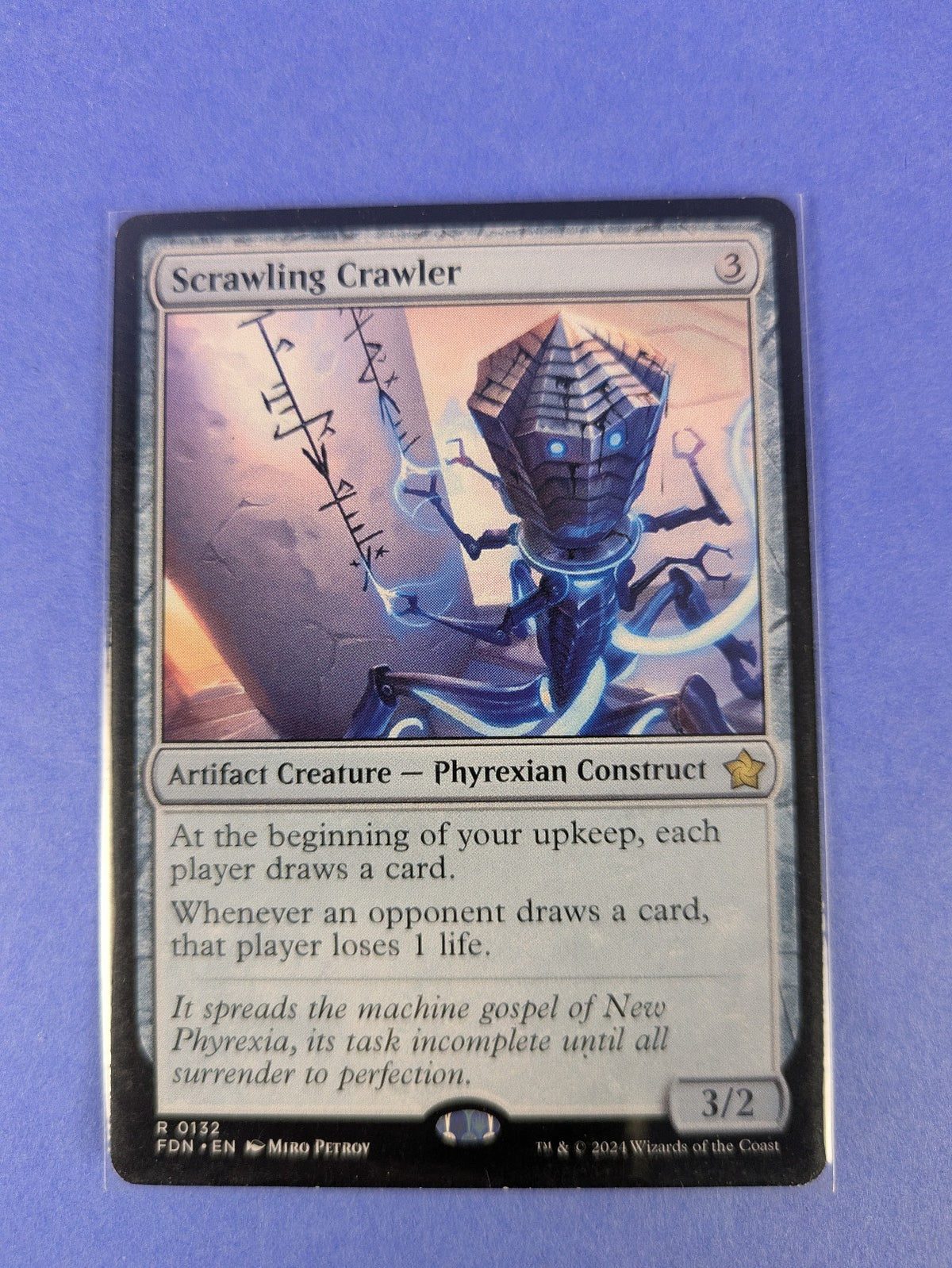 MTG Magic the Gathering: Foundations: Scrawling Crawler #0132 Rare - LP