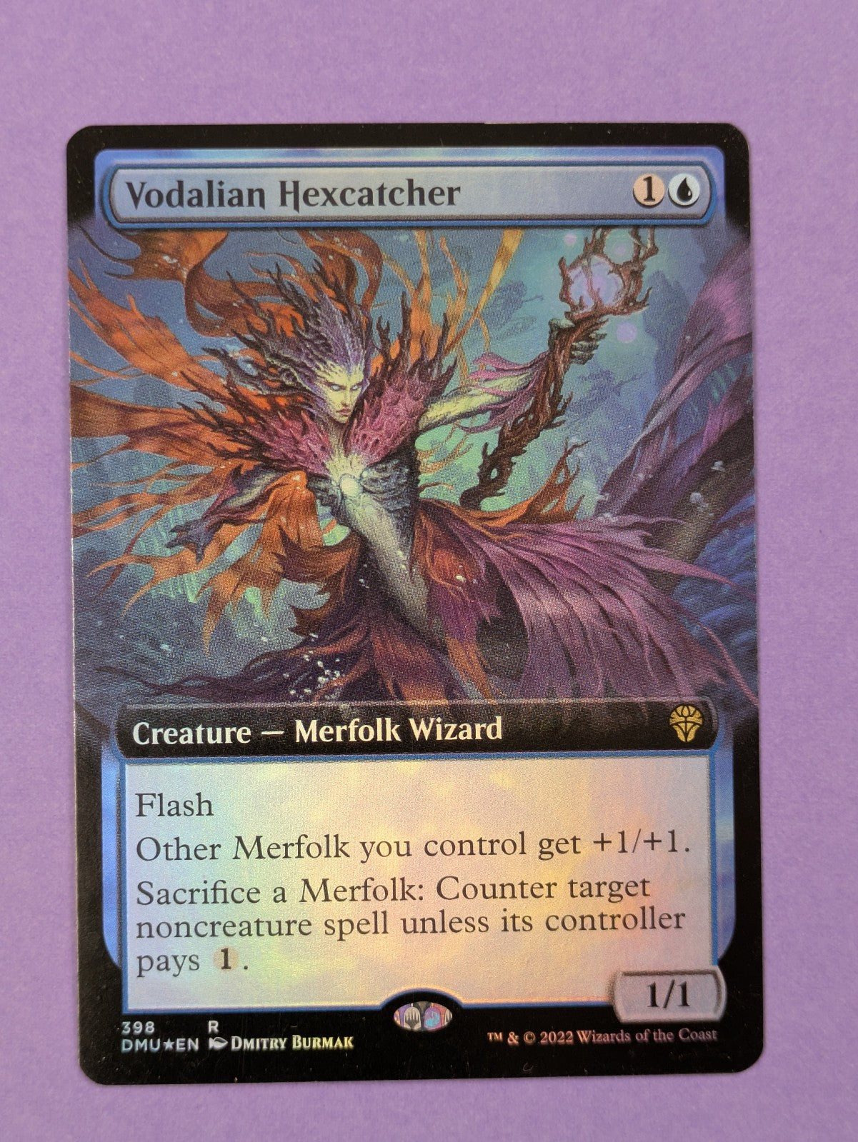 MTG Magic: Dominaria United: Vodalian Hexcatcher Foil #398 Rare - NM