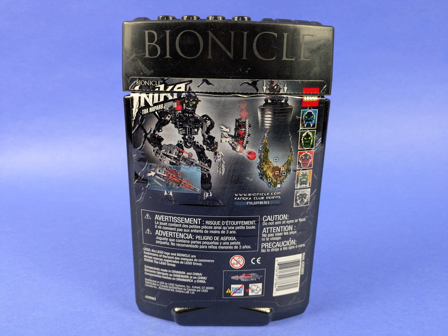Lego BIONICLE: Toa Inika: Toa Nuparu Set 8729 Complete Set