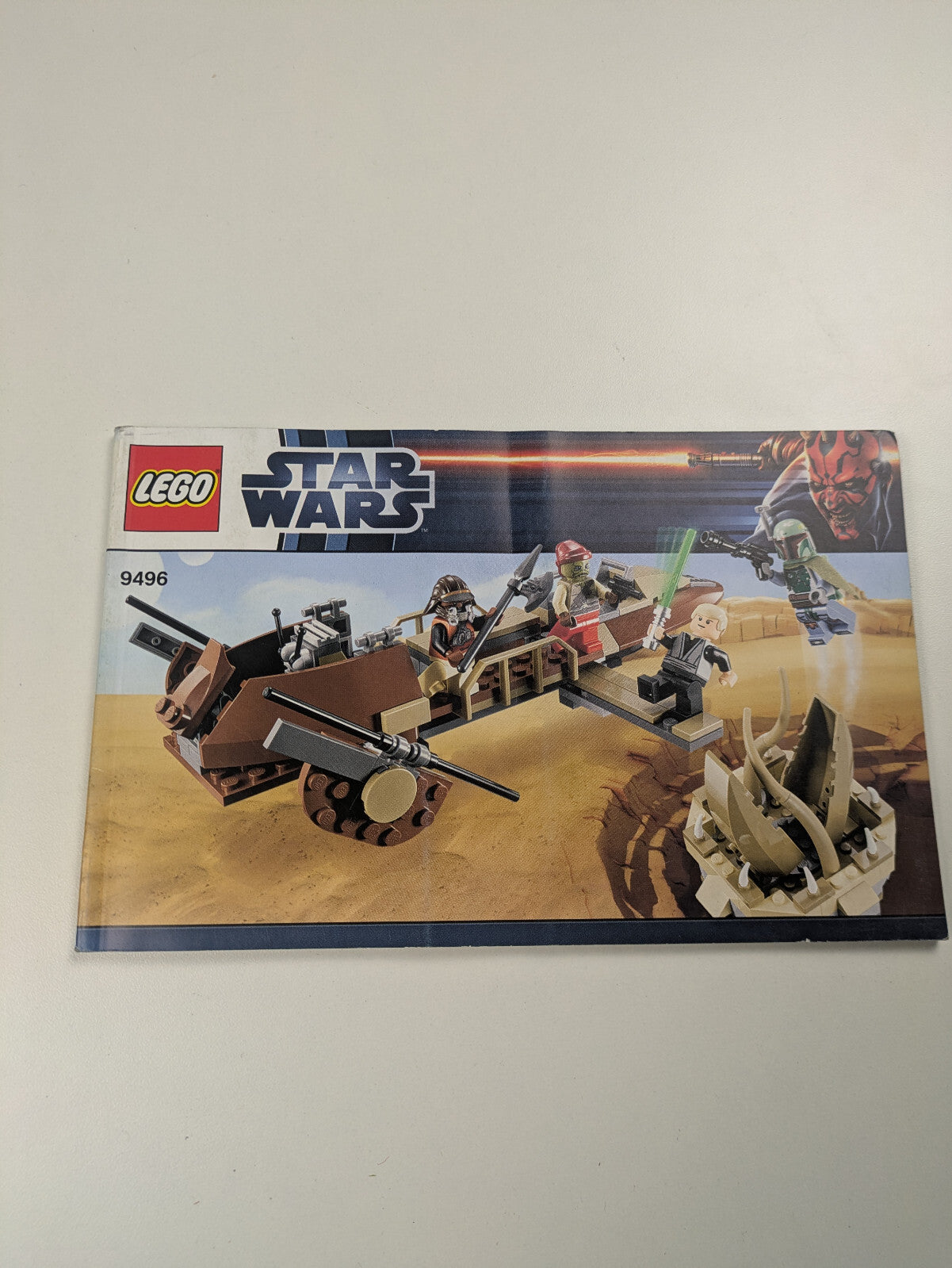 Lego Star Wars: Desert Skiff Set 9496 - w/ Instructions