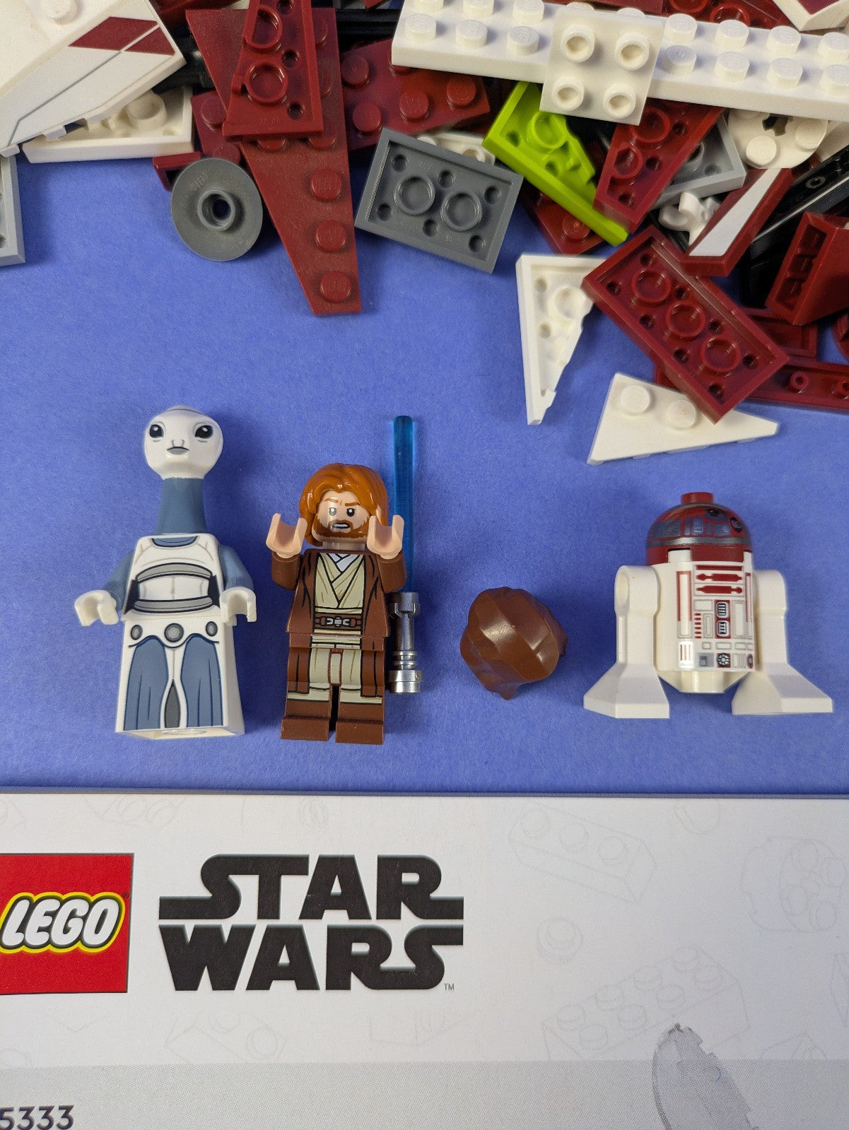 LEGO Star Wars Obi-Wan Kenobi's Jedi Starfighter 75333 Complete Set Pre-Owned