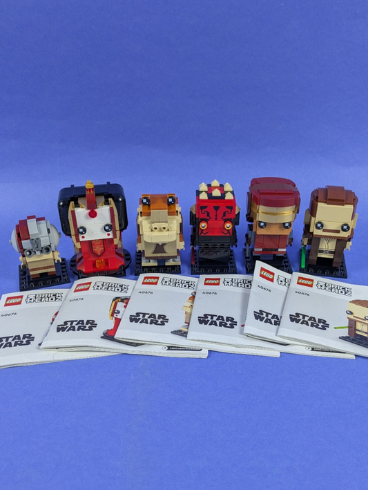 LEGO BrickHeadz Star Wars The Phantom Menace 40676 Complete Set Pre-Owned