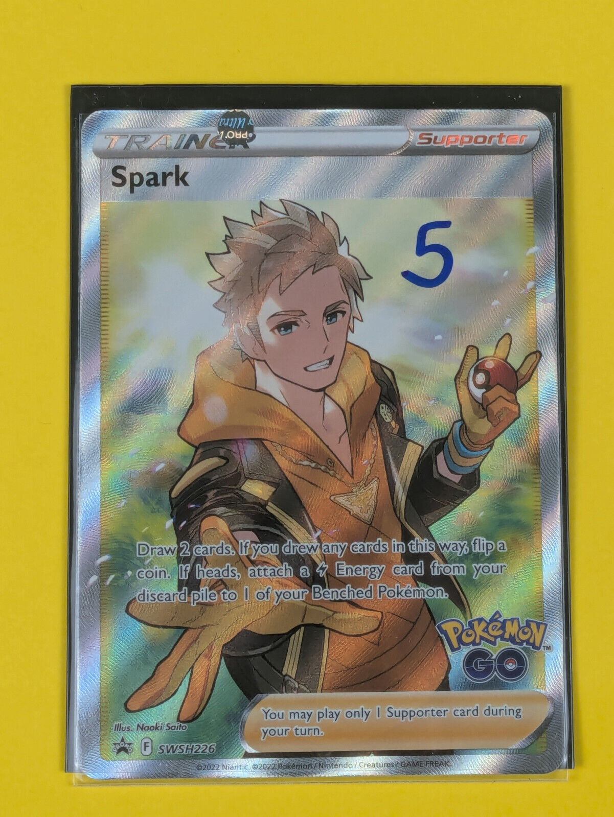 Spark - SWSH226 - Full Art Ultra Rare Sword & Shield Promos - Pokemon Card - NM