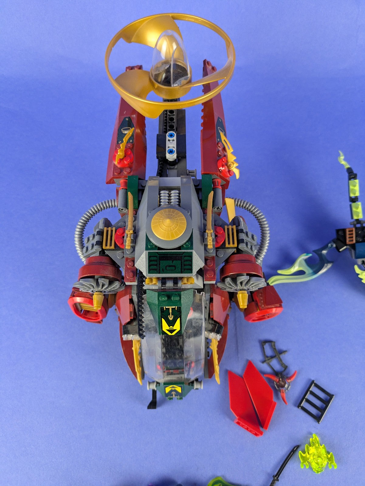 LEGO NINJAGO Ronin R.E.X. 70735 Incomplete Set Pre-Owned
