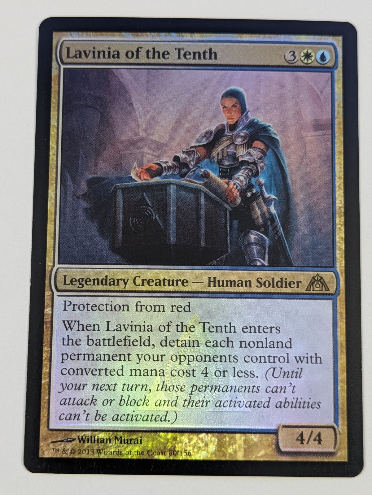 MTG Magic: Dragon's Maze: Lavinia of the Tenth Foil #80/156 Rare - LP