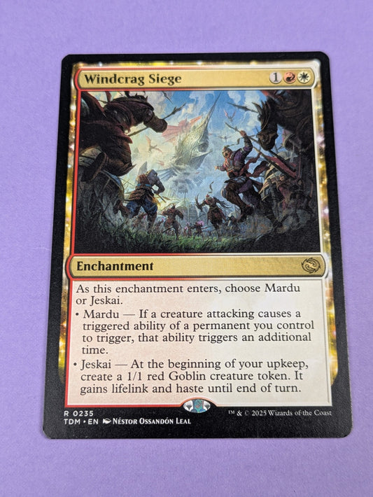 MTG Magic the Gathering: Tarkir: Dragonstorm: Windcrag Siege #0235 Rare - NM