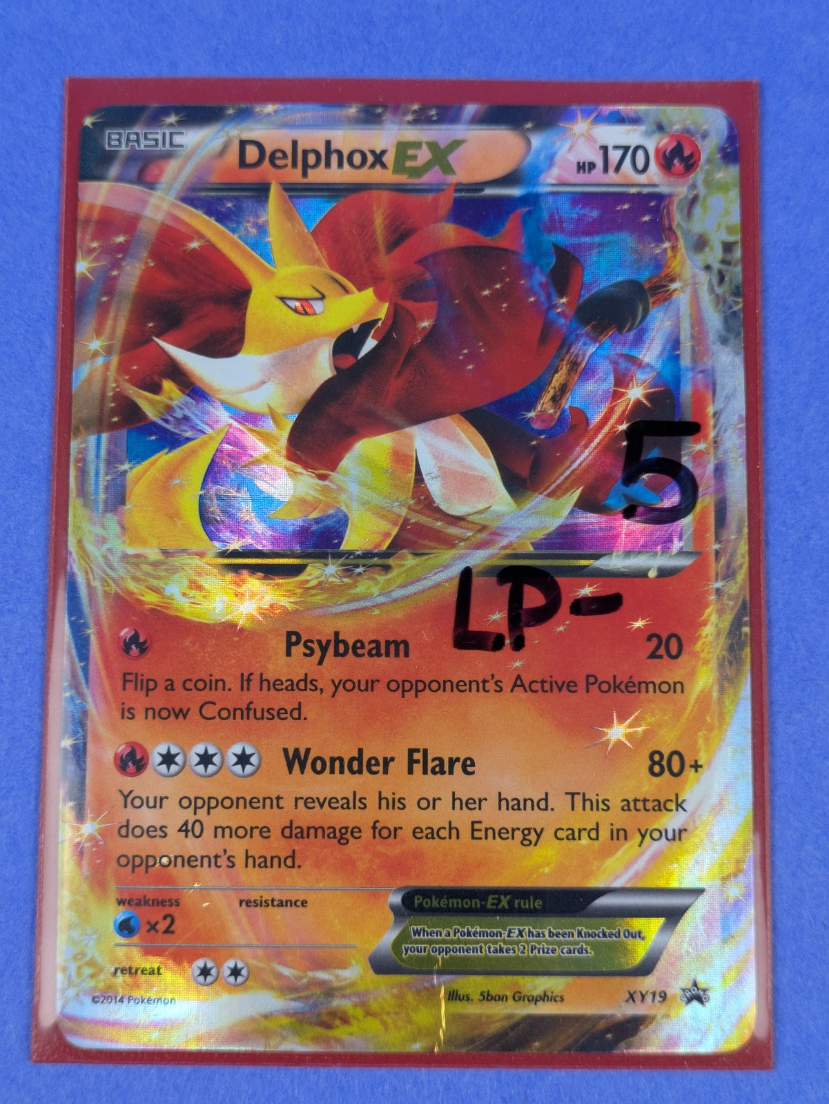 Delphox EX - XY19 - Holo Promo  XY Promos - Pokemon Card - LP
