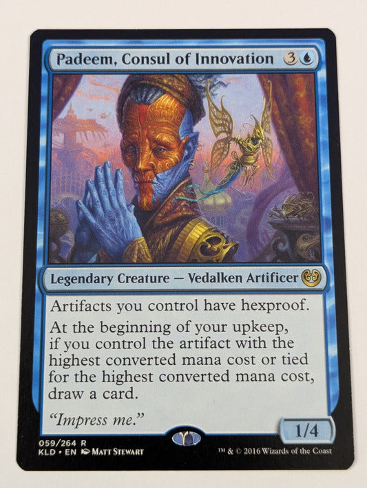 MTG Magic: Kaladesh: Padeem, Consul of Innovation #059/264 Rare - NM