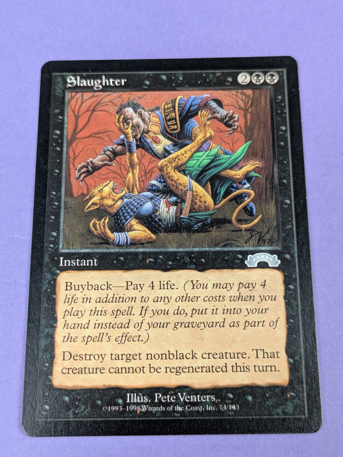 MTG Magic: Exodus: Slaughter #74/143 Uncommon - NM