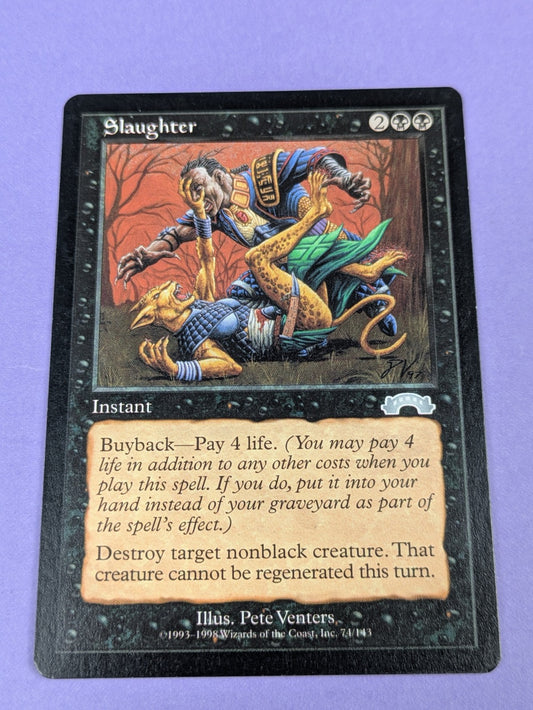 MTG Magic: Exodus: Slaughter #74/143 Uncommon - NM