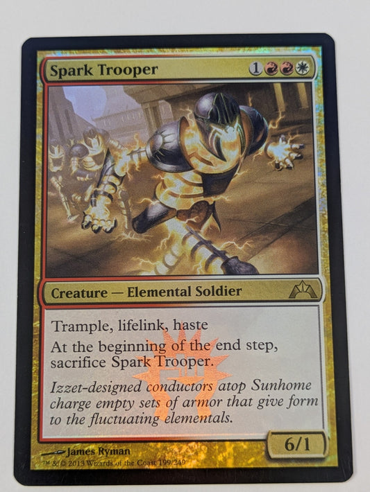 MTG Magic: Gatecrash: Spark Trooper Foil #199/249 Rare - LP