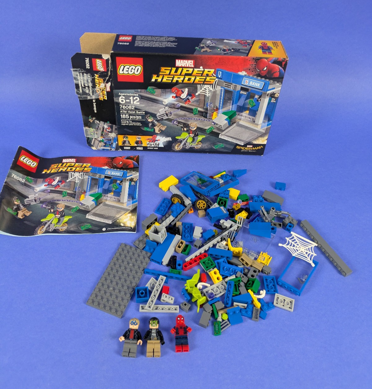 Lego Super Heroes: Spider-Man Homecoming: ATM Heist Battle Set 76082 No Book