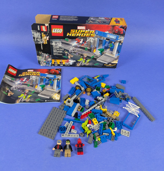 Lego Super Heroes: Spider-Man Homecoming: ATM Heist Battle Set 76082 No Book