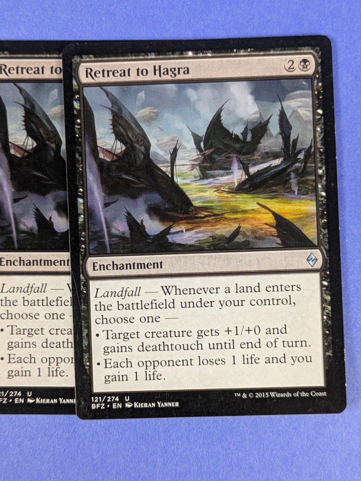 MTG Magic: Battle for Zendikar: Retreat to Hagra #121/274 Uncommon - NM