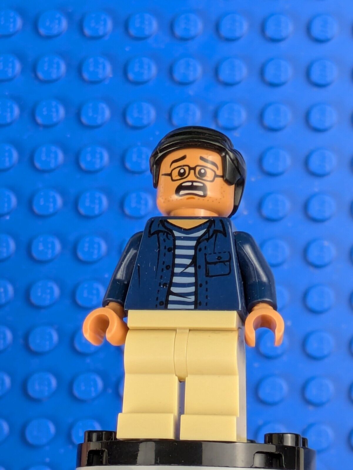 Lego Jurassic World: Franklin Webb - Dark Blue Shirt jw022 Set 75929