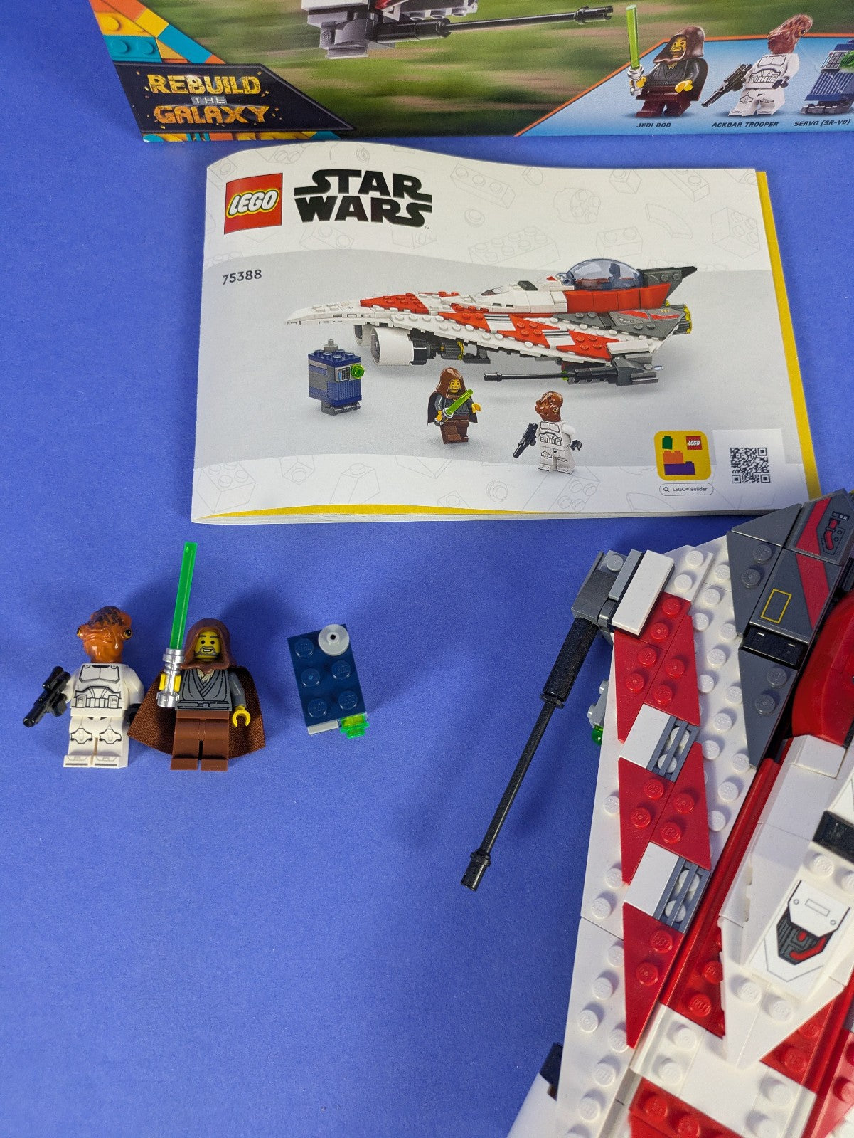Lego Star Wars: Jedi Bob's Starfighter Set 75388 Complete Set
