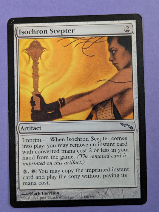MTG Magic the Gathering: Mirrodin: Isochron Scepter #188/306 Uncommon - LP