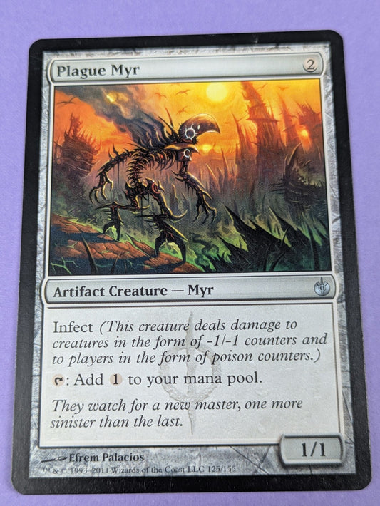 MTG Magic: Mirrodin Besieged: Plague Myr #125/155 Uncommon - NM