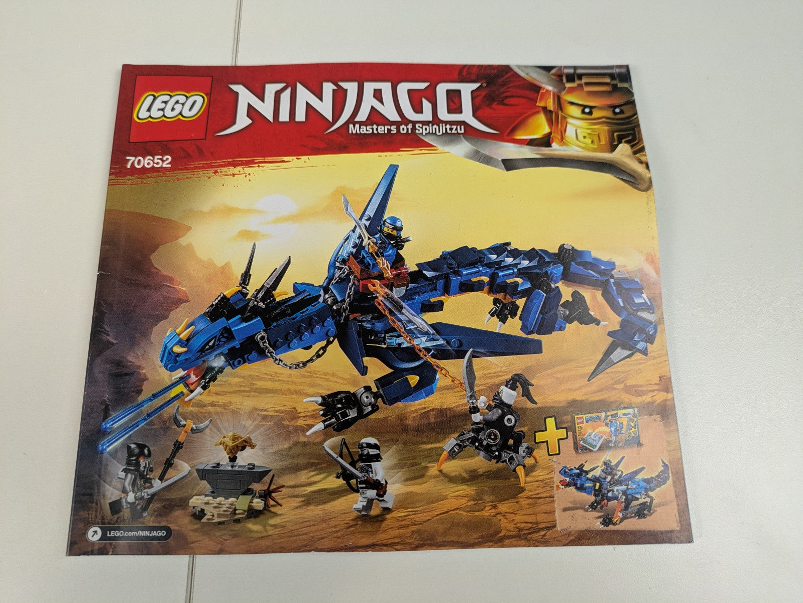 Lego NINJAGO: Hunted: Stormbringer Set 70652 - Incomplete Set