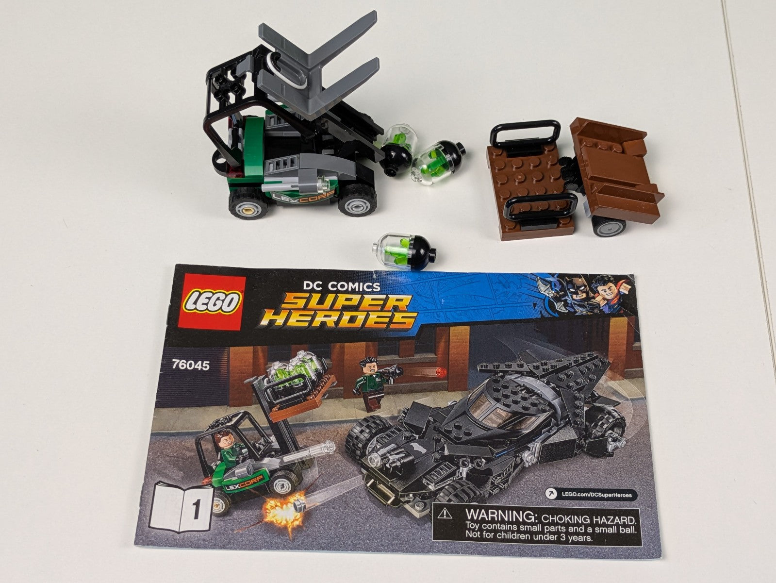 Lego Super Heroes: Dawn of Justice: Kryptonite Interception Set 76045 Incomplete