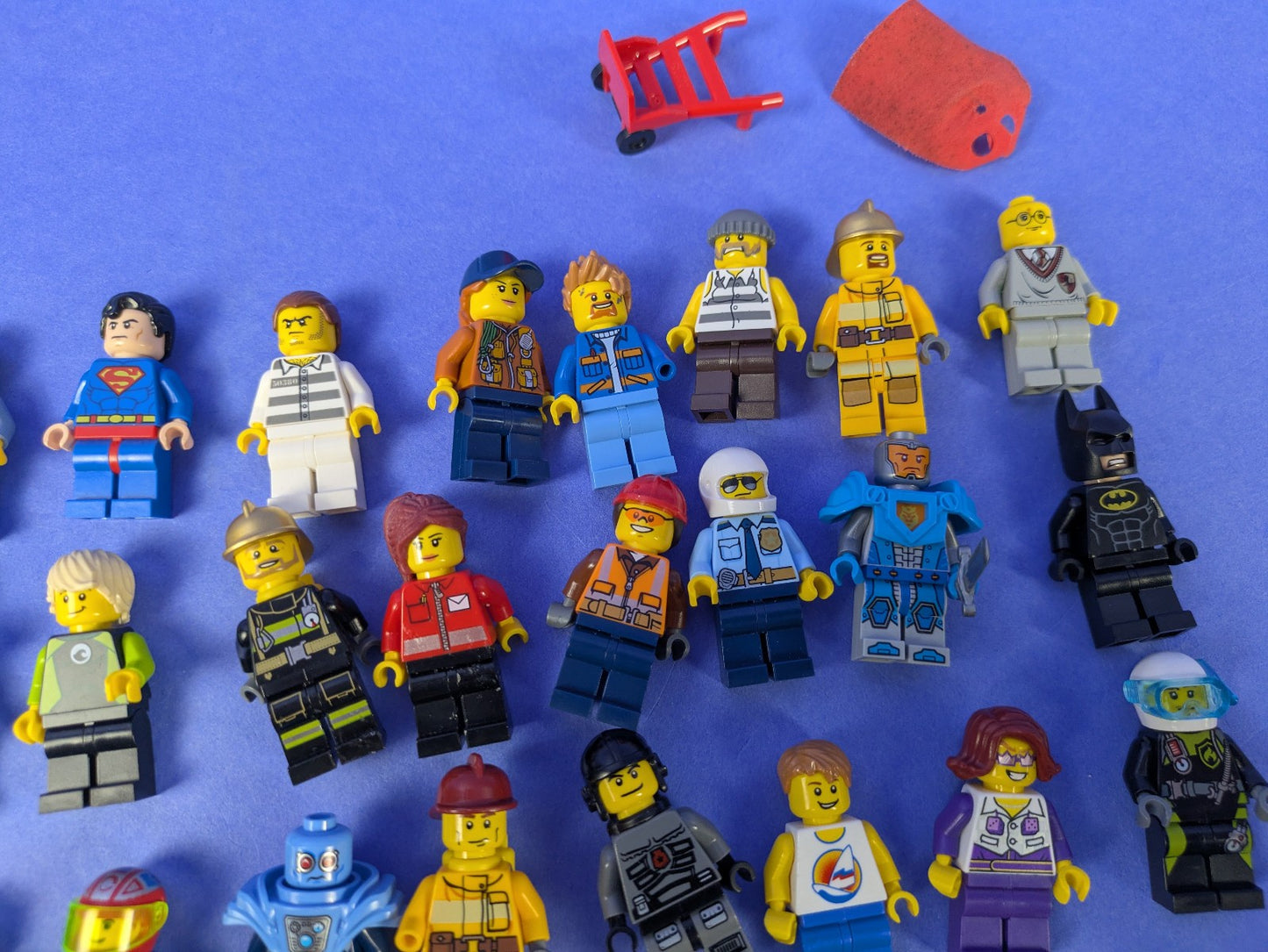 Lego Minifigure Bundle: 62 Assorted Minifigures 100% Authentic LEGO!