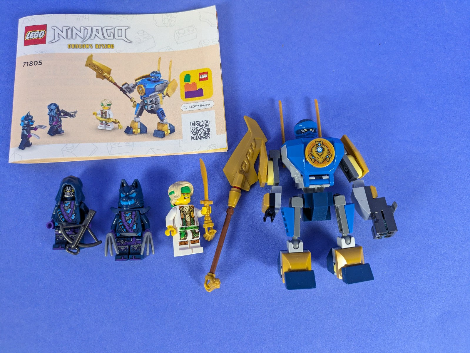 Lego NINJAGO: Jay's Mech Battle Pack Set 71805 Complete Set