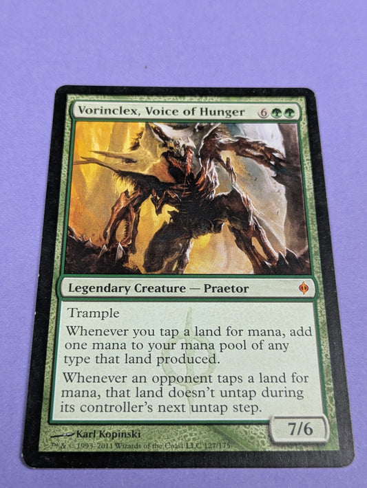 MTG Magic: New Phyrexia: Vorinclex, Voice of Hunger #127/175 Mythic - LP