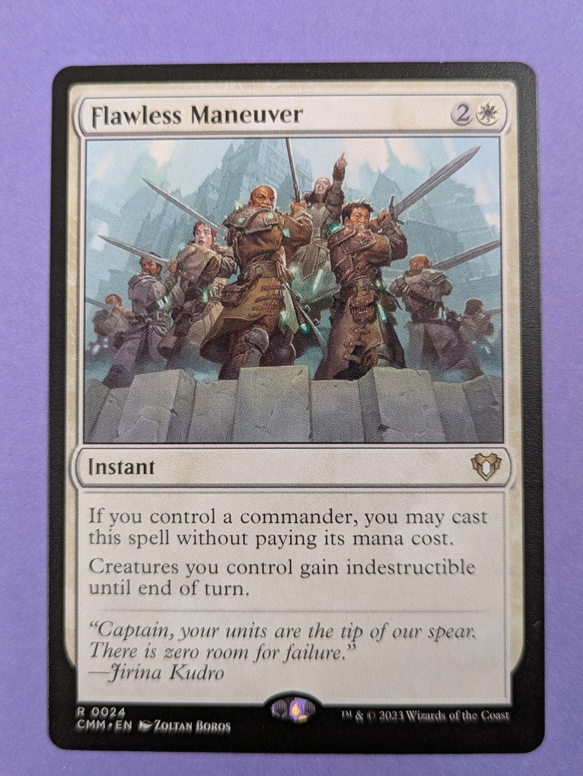 MTG Magic: Commander Masters Flawless Maneuver #0024 Rare - NM