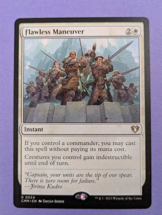 MTG Magic: Commander Masters Flawless Maneuver #0024 Rare - NM