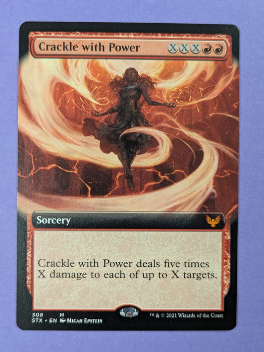 MTG Magic: Strixhaven: School of Mages: Crackle with Power #308 Mythic - NM