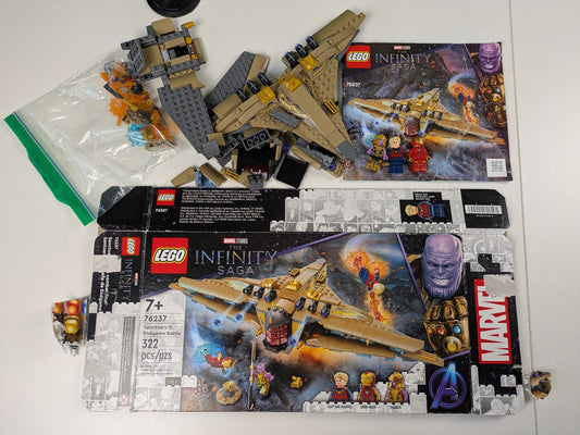 Lego Super Heroes: Sanctuary II: Endgame Battle Set 76237 - Complete Set