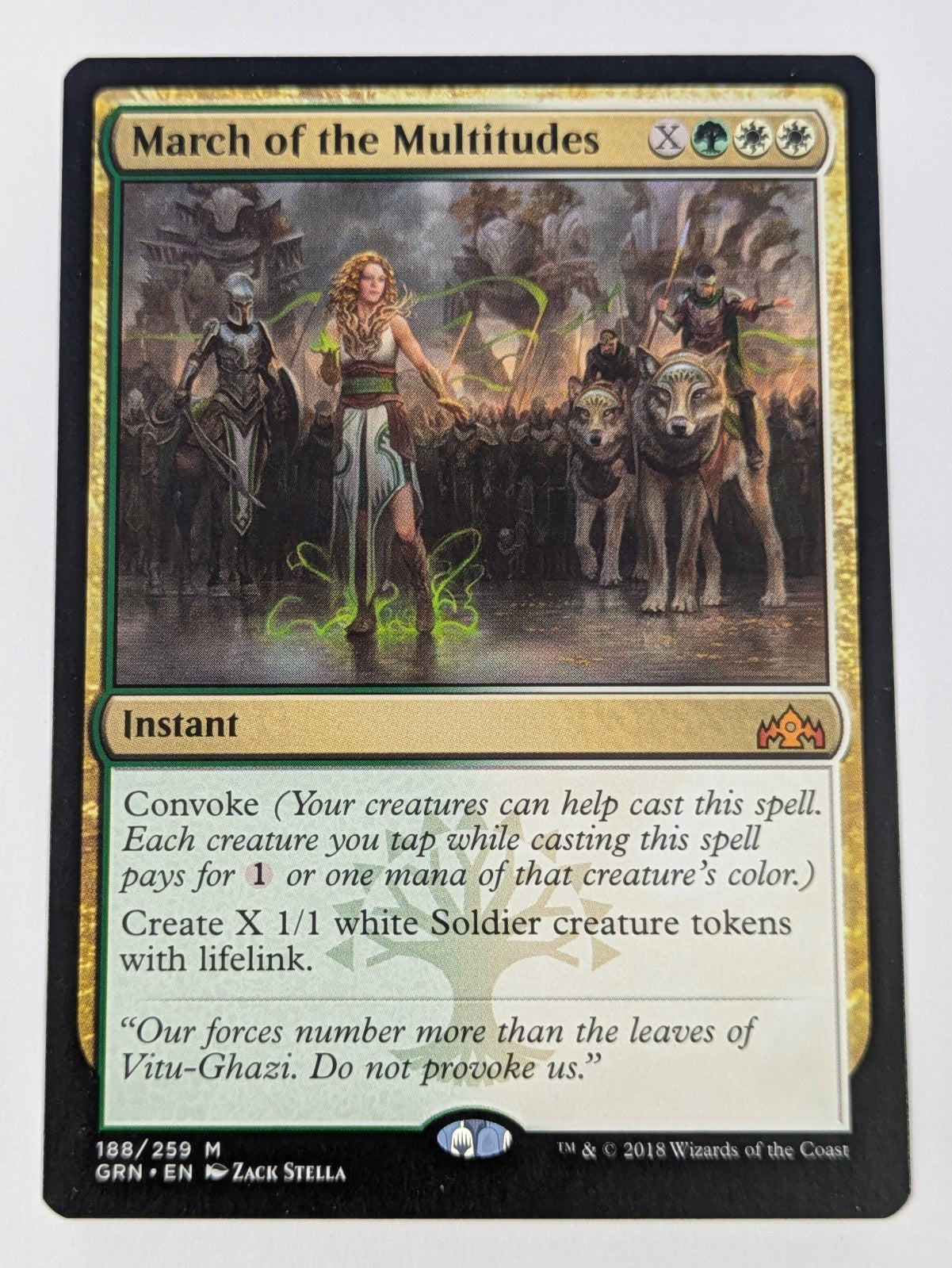 MTG Magic: Guilds of Ravnica: March of the Multitudes #188/259 Mythic - NM