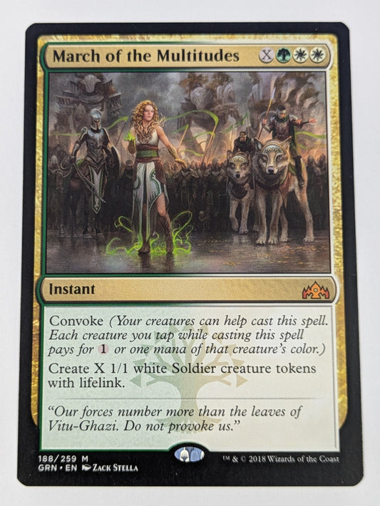 MTG Magic: Guilds of Ravnica: March of the Multitudes #188/259 Mythic - NM