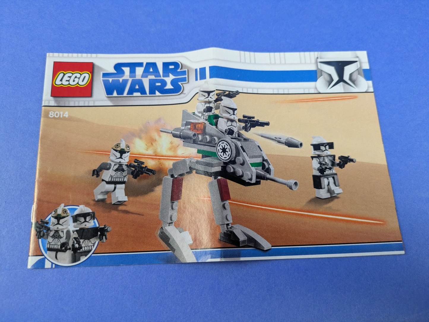 LEGO Star Wars Clone Walker Battle Pack 8014 Complete Set Pre-Owned