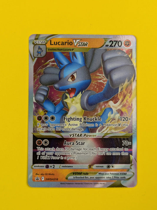 Lucario VSTAR - SWSH214 - Ultra Rare Sword & Shield Promos - Pokemon - NM