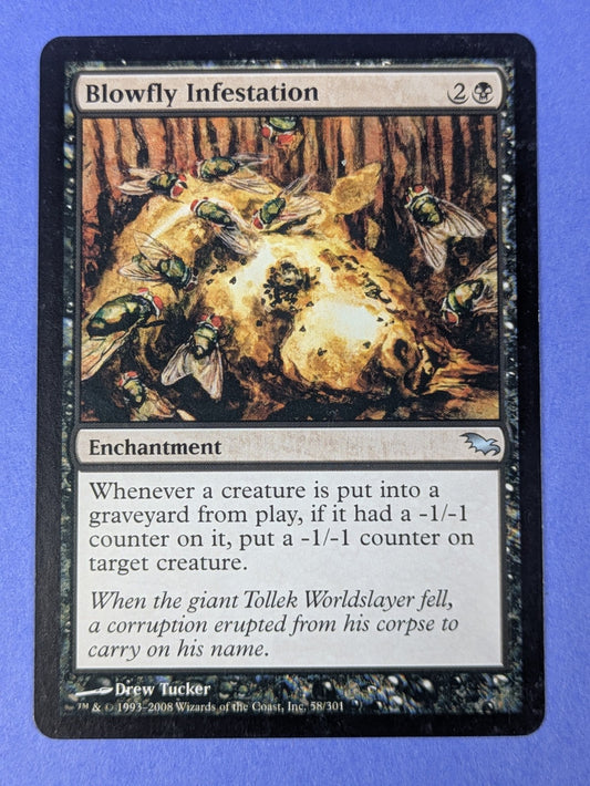 MTG Magic: Shadowmoor: Blowfly Infestation #58/301 Uncommon - NM