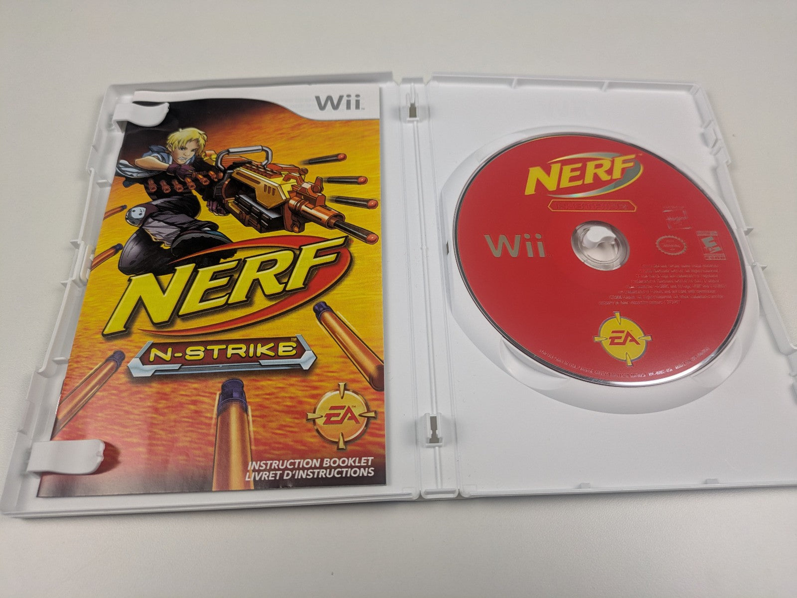 NERF N‑Strike (Nintendo Wii, 2008) CIB