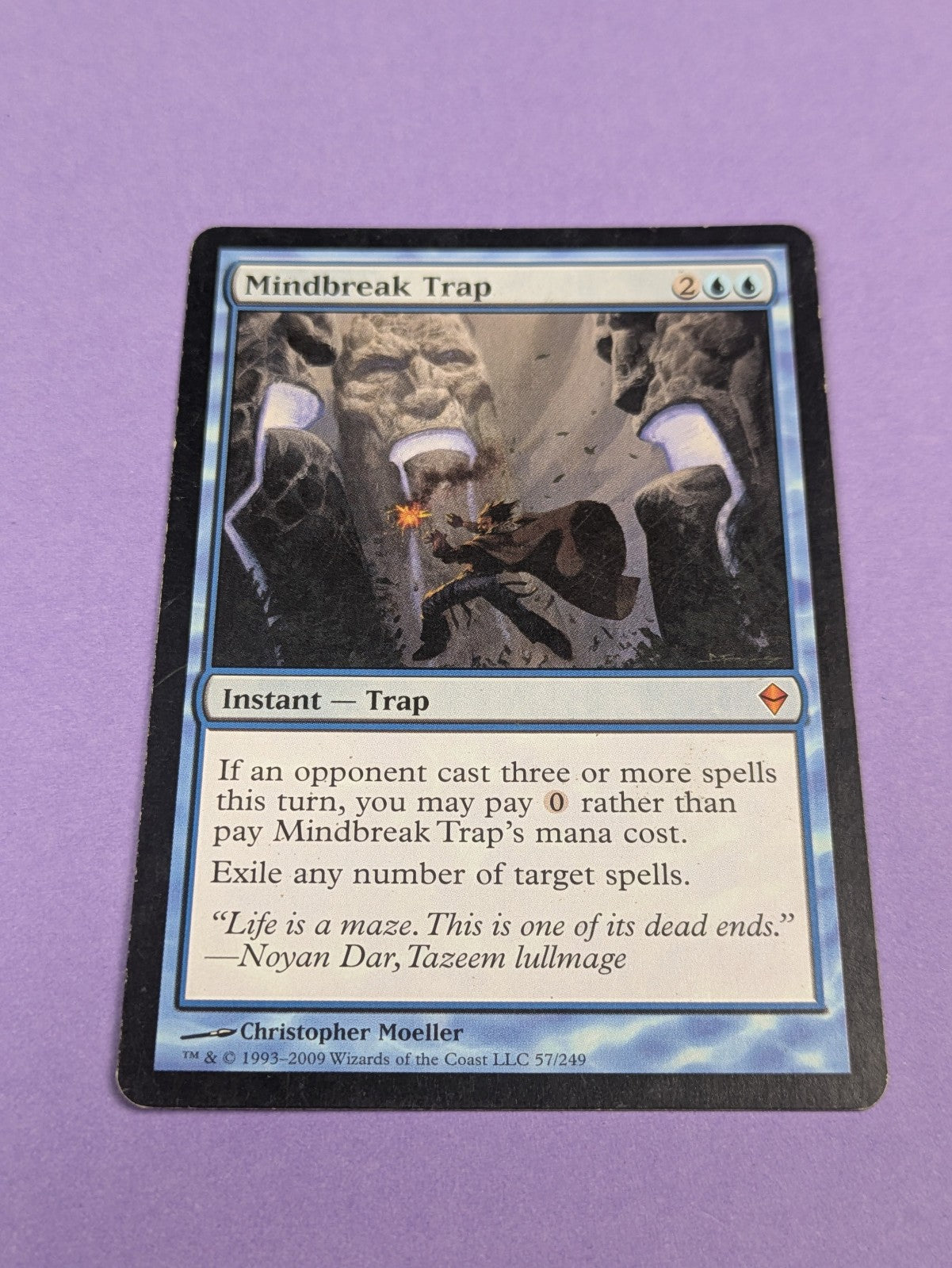 MTG Magic: Zendikar: Mindbreak Trap #57/249 Mythic - LP