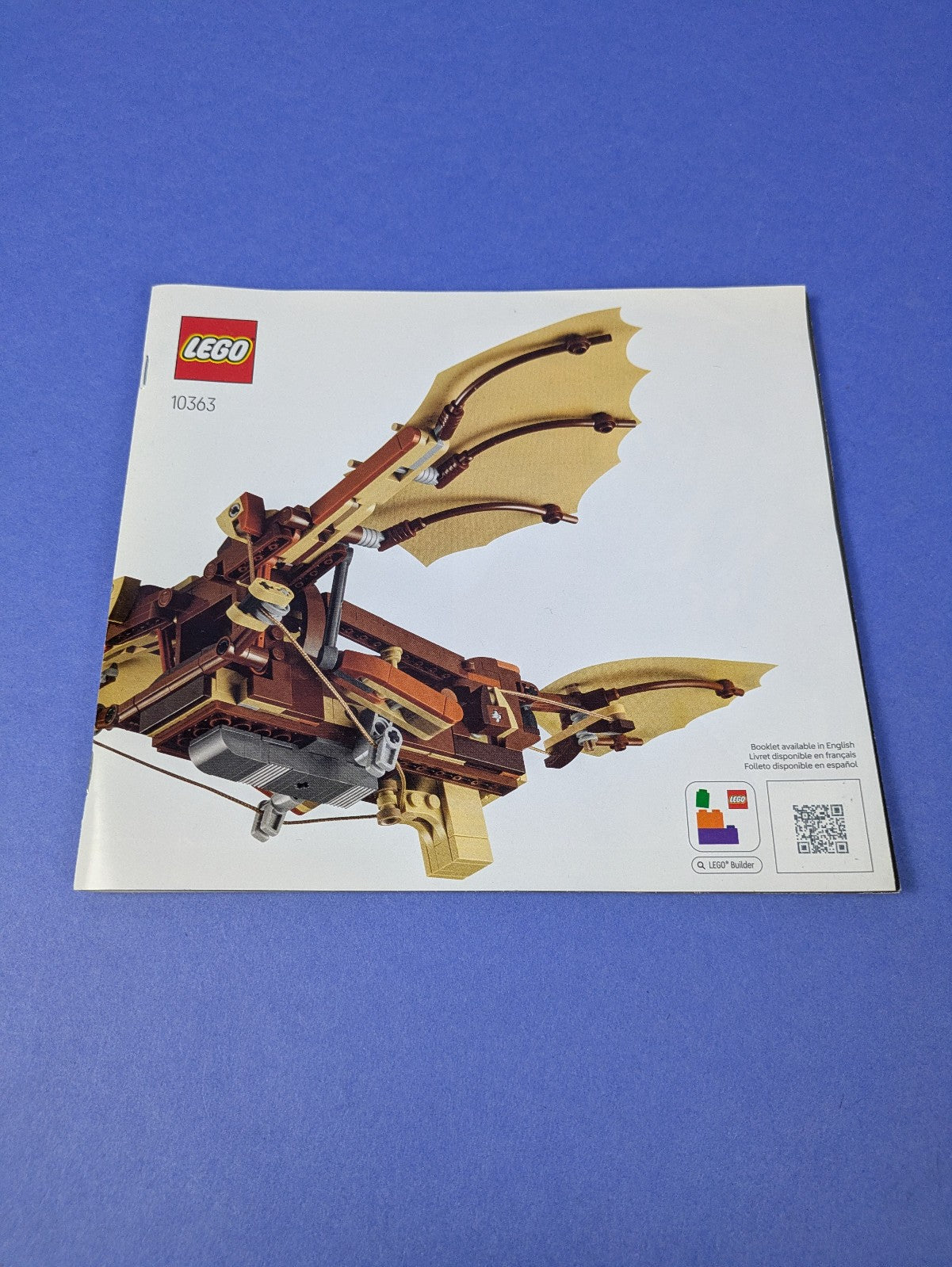 LEGO Creator Leonardo da Vinci's Flying Machine 10363 Complete Set Pre-Owned