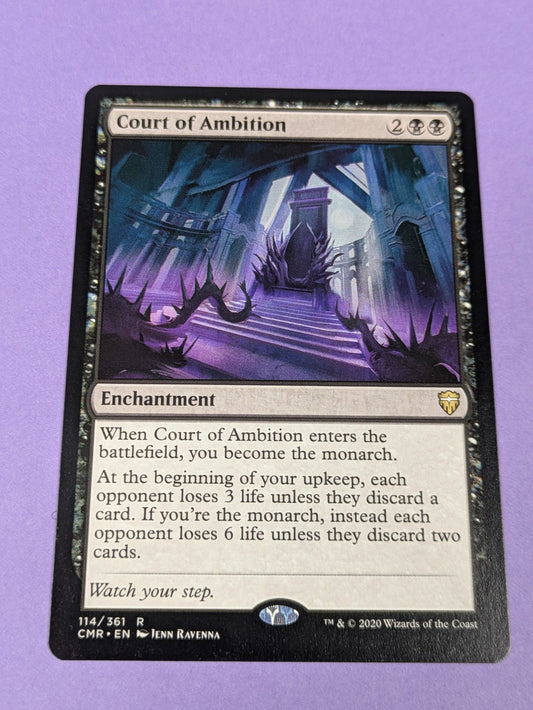 MTG Magic: Commander Legends: Court of Ambition #114/361 Rare - NM