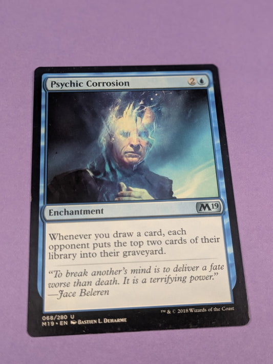 MTG Magic: Core Set 2019: Psychic Corrosion #068/280 Uncommon - LP