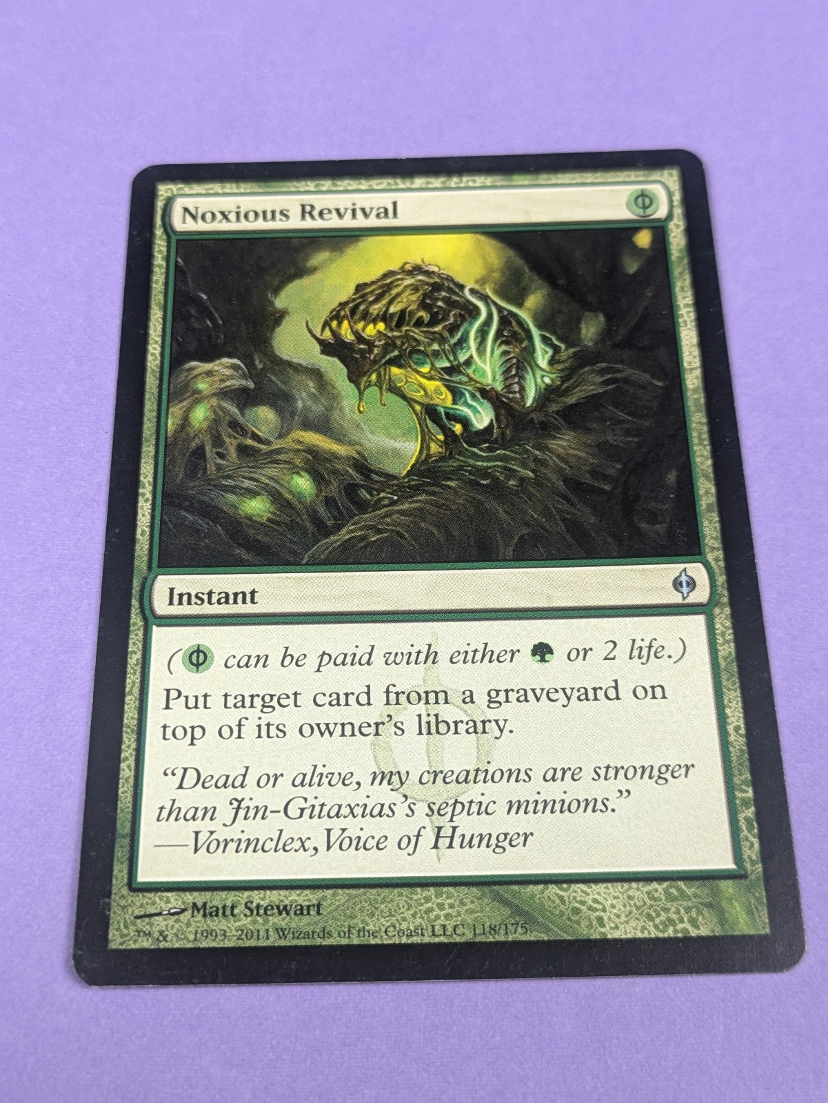MTG Magic: New Phyrexia: Noxious Revival #118/175 Uncommon - NM