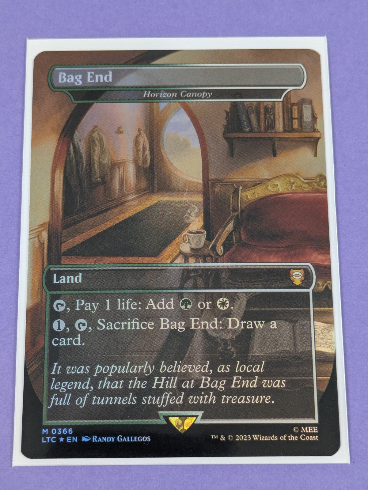MTG: The Lord of the Rings: Bag End - Horizon Canopy Borderless Foil #0366 - NM