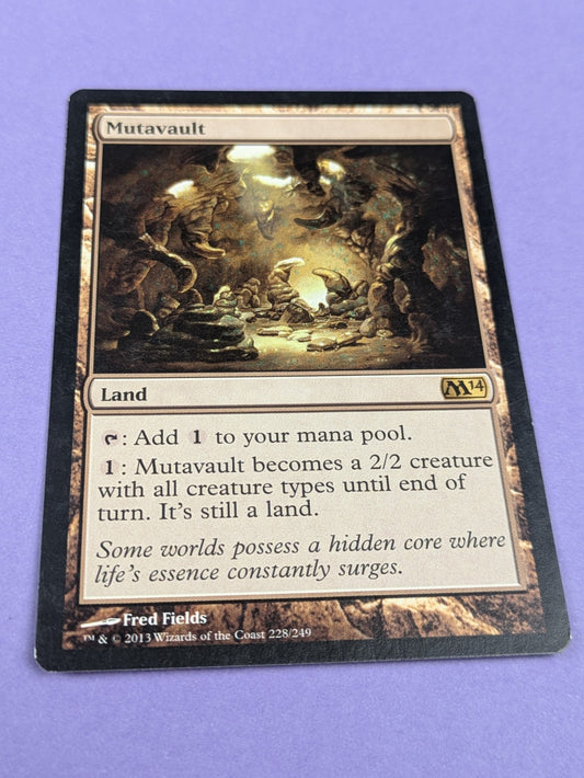 MTG Magic: Magic 2014: Mutavault #228/249 Rare - MP