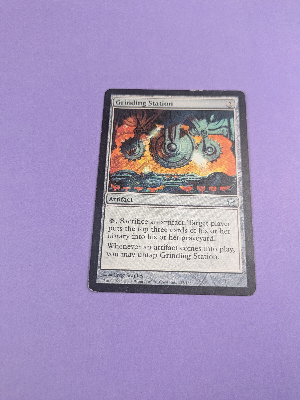 MTG Magic The Gathering: Fifth Dawn: Grinding Station Uncommon - LP