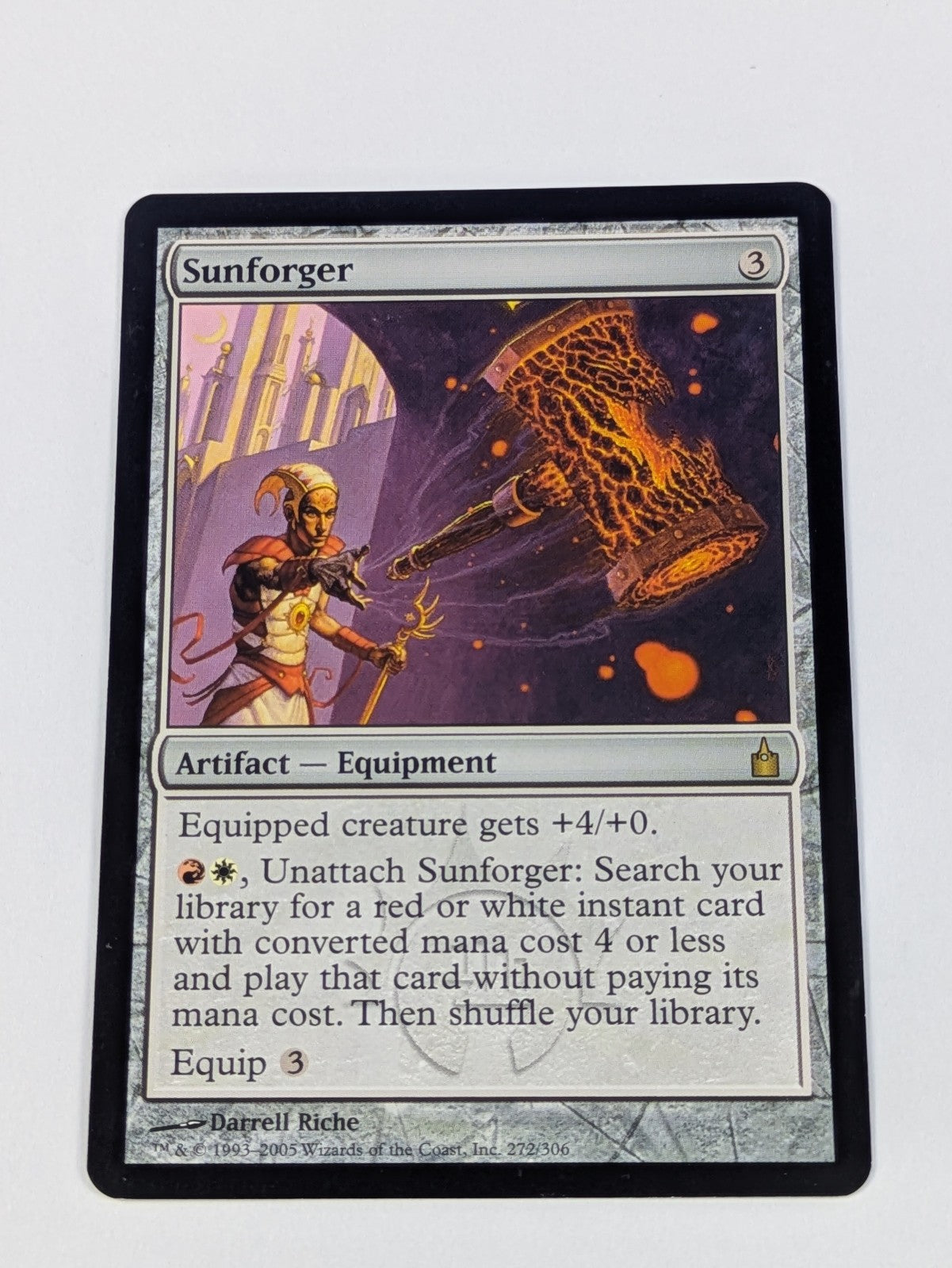 MTG Magic: Ravnica: City of Guilds: Sunforger #272/306 Rare - LP