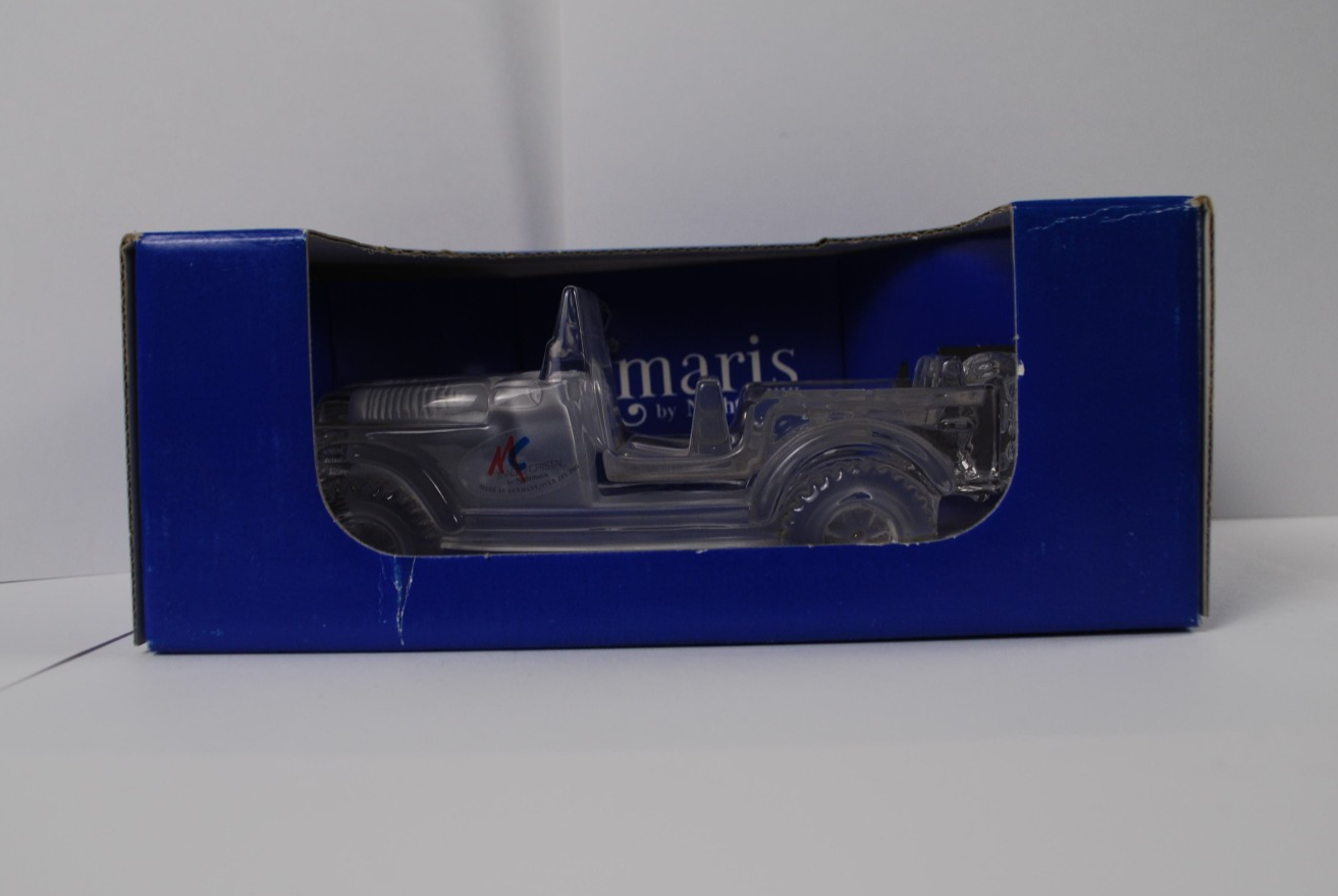 Hofbauer Magic Crystal Jeep Renegade Glass Car Vehicle Paperweight